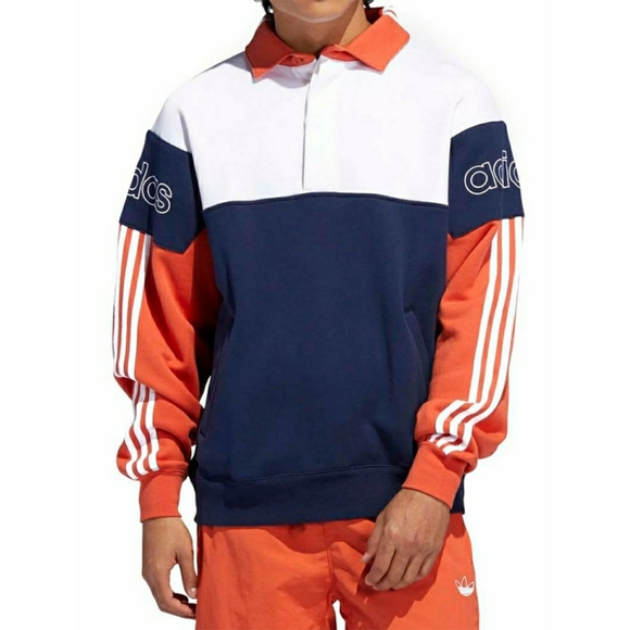 adidas originals rugby sweatshirt